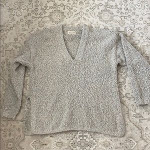 Tan/gray knit sweater